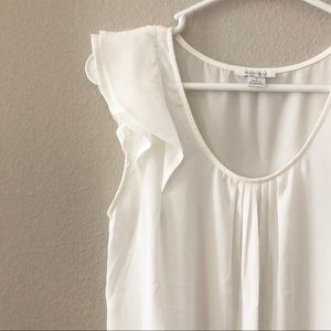 Amisu flutter sleeve top